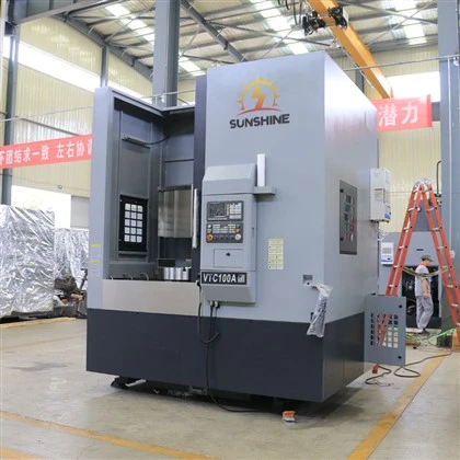 Schwerzerspanendes, scharfes Werkzeug CNC-Vertikaldrehmaschine VTC100/CNC-Vertikaldrehmaschine Hersteller